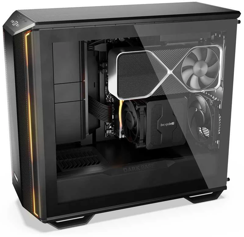 Kompiuterio Korpusas - be quiet! Dark Base 701 Midi Tower Tempered Glass Juodas