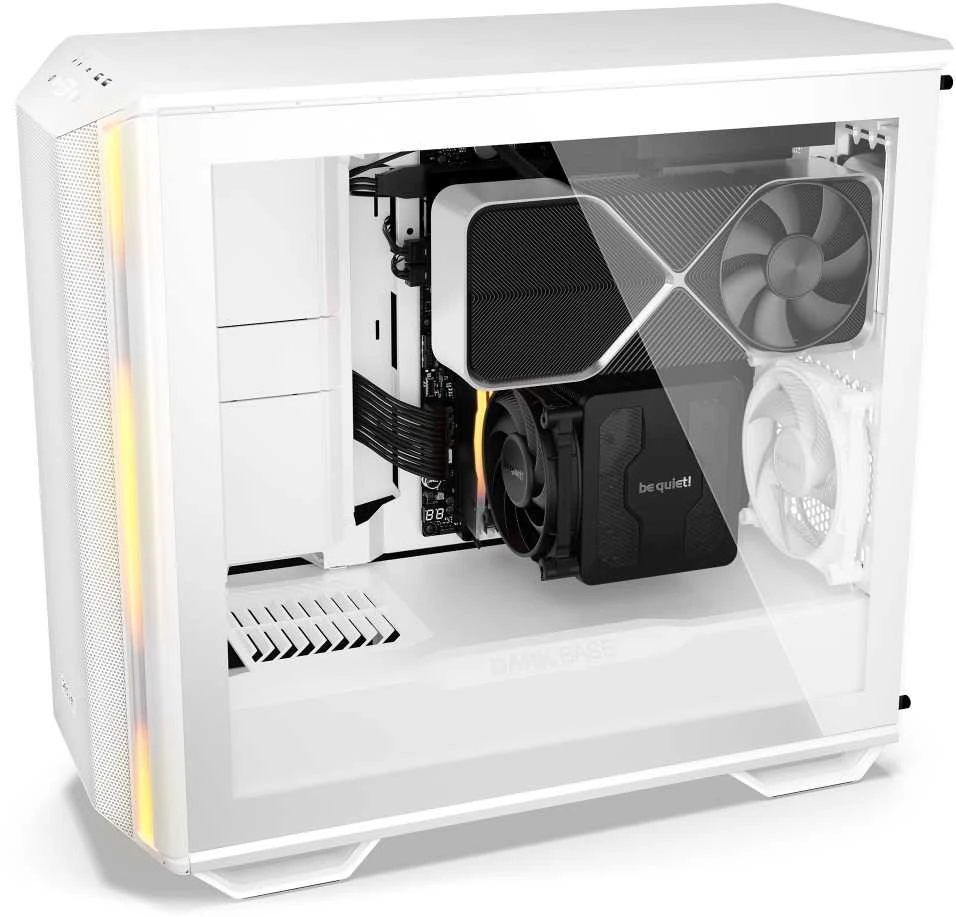 LISTAN BE QUIET Daark Base 701 Baltas ARGB