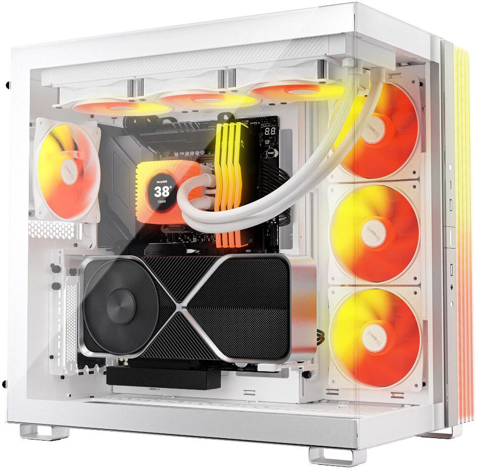 be quiet! Light Loop IO LCD 360 mm, balta
