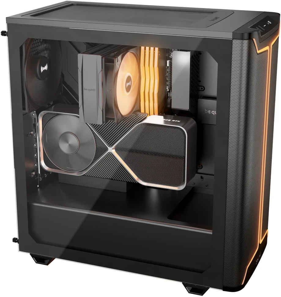 LISTAN BE QUIET Pure Base 501 DX Juoda ARGB