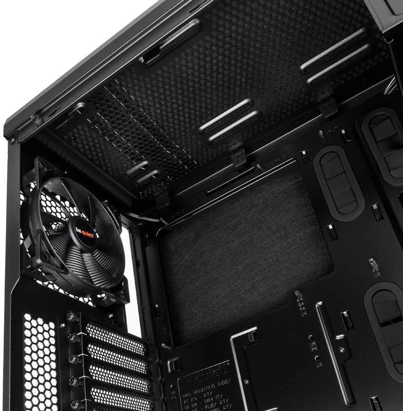 BE QUIET PURE BASE 600 Langas Juodas Midi bokštas su apžvalgos langu