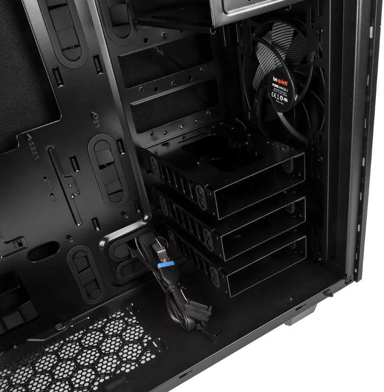 BE QUIET PURE BASE 600 Langas Juodas Midi bokštas su apžvalgos langu