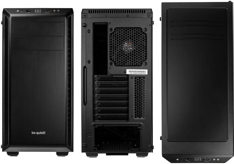 BE QUIET PURE BASE 600 Langas Juodas Midi bokštas su apžvalgos langu