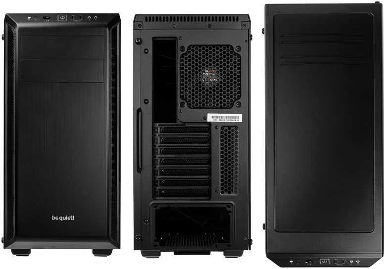 BE QUIET PURE BASE 600 Langas Juodas Midi bokštas su apžvalgos langu