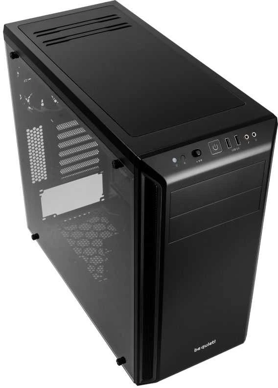 BE QUIET PURE BASE 600 Langas Juodas Midi bokštas su apžvalgos langu