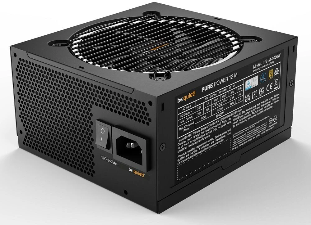 LISTAN BE QUIET PURE POWER 12 M 1200W PSU