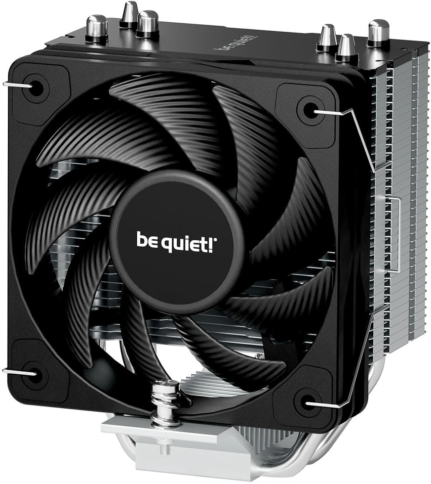 „Be Quiet! Pure Rock Slim 3“ procesoriaus aušintuvas, 130 W TDP, Ø 100 mm, juodas