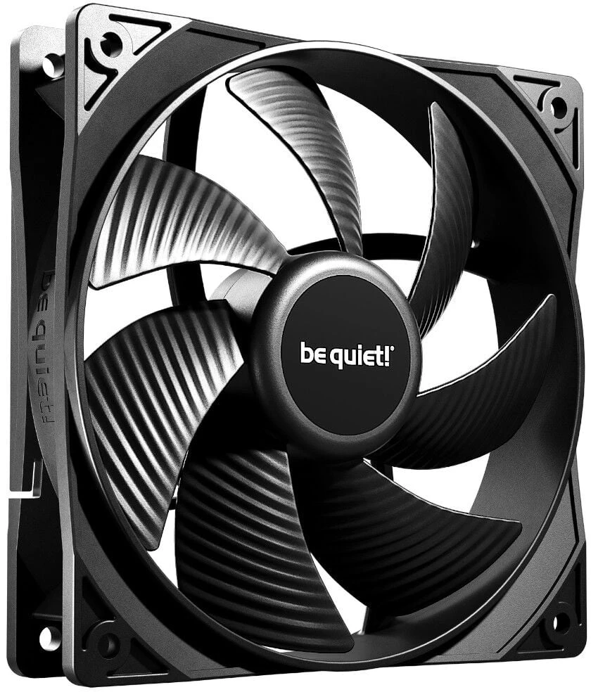 „Be Quiet! Pure Wings“ 3 ventiliatoriai, PWM, juodas, 120 mm, 3 vnt. pakuotėje