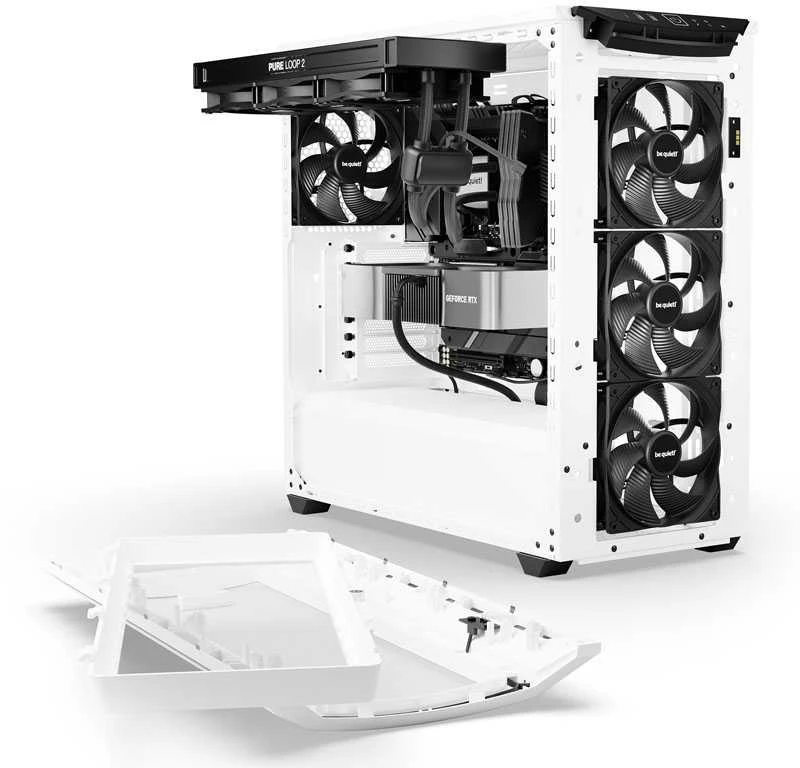 LISTAN BE QUIET Shadow Base 800 DX Case Baltas (P)