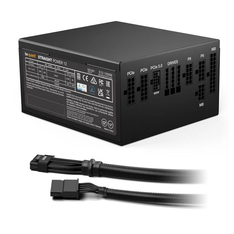 LISTAN BE QUIET Straight Power 12 1000W platininis ATX maitinimo šaltinis