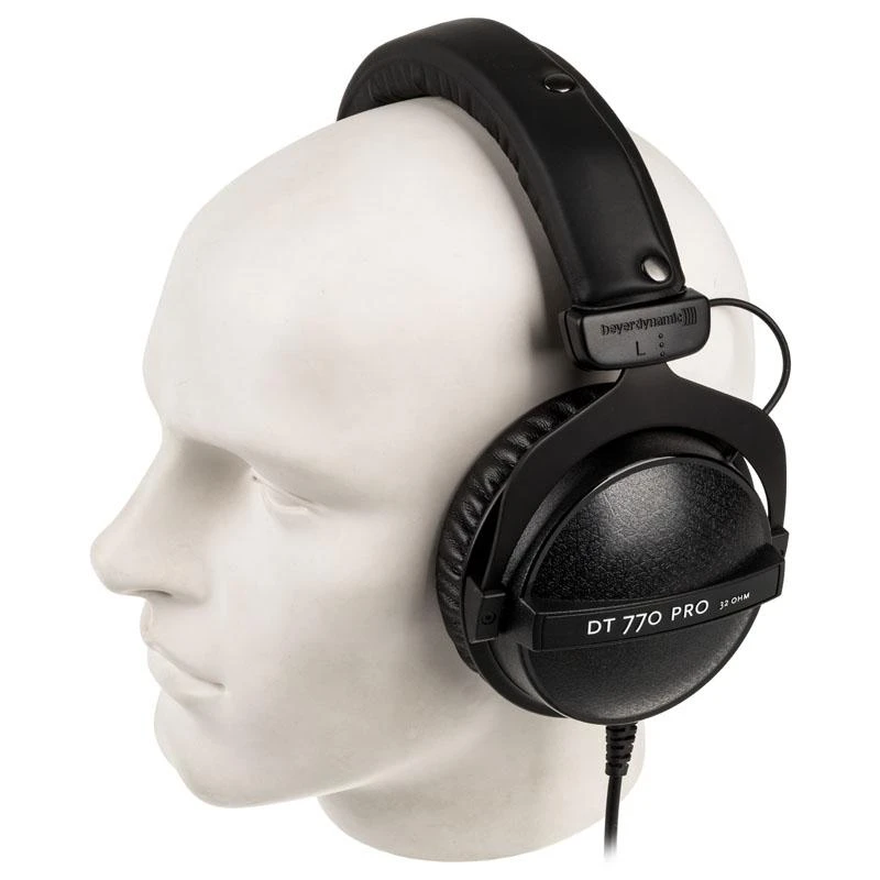 Studijinės ausinės Beyerdynamic DT 770 PRO, 32 omų, Juodos