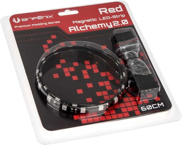 „BitFenix Alchemy 2.0“ magnetinė LED juostelė, 60 cm, 30 LED, raudona