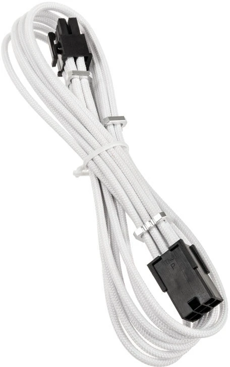 BitFenix Alchemy 6-Pin-PCIe-Extension cable, 45 cm, sleeved – baltos spalvos
