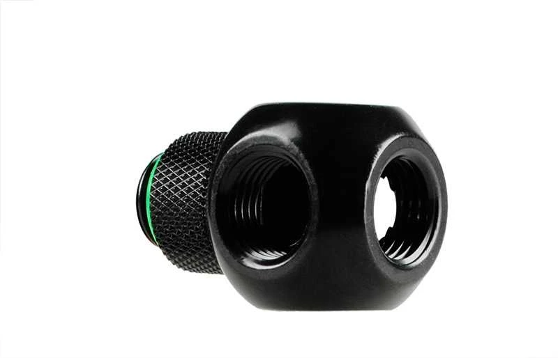 Bitspower Adapteris Q-Splitter G1/4 Inch AG to 3x G1/4 Inch IG – matt juodas