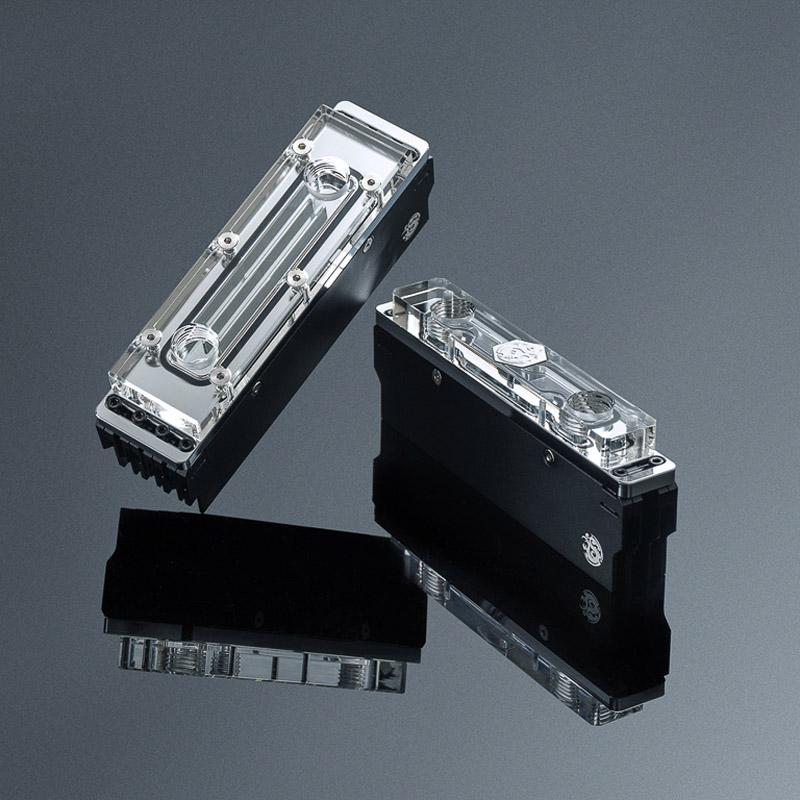 BitsPower Bitspower Arbeitsspeicherkhler, DDR5, transparent einseitig - 2 DIMMS