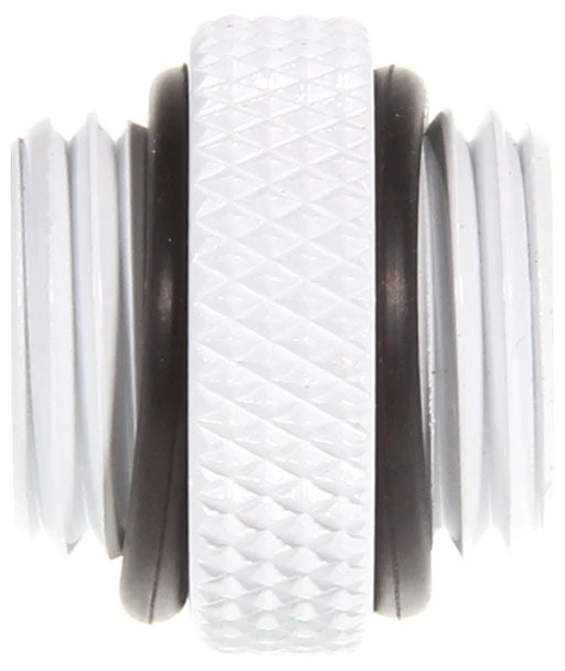 Bitspower Adapteris tiesus G1/4 col. AG į G1/4 col. AG – baltas