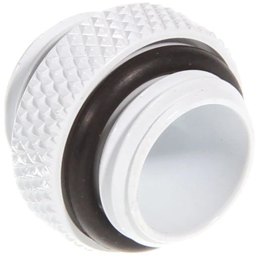 Bitspower Adapteris tiesus G1/4 col. AG į G1/4 col. AG – baltas