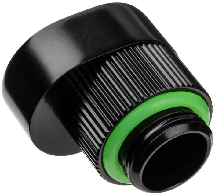 Bitspower Extension Offset – juodas, pack of 2