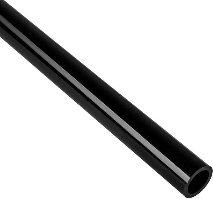 Bitspower kietas vamzdelis, juodas, 16-12 mm
