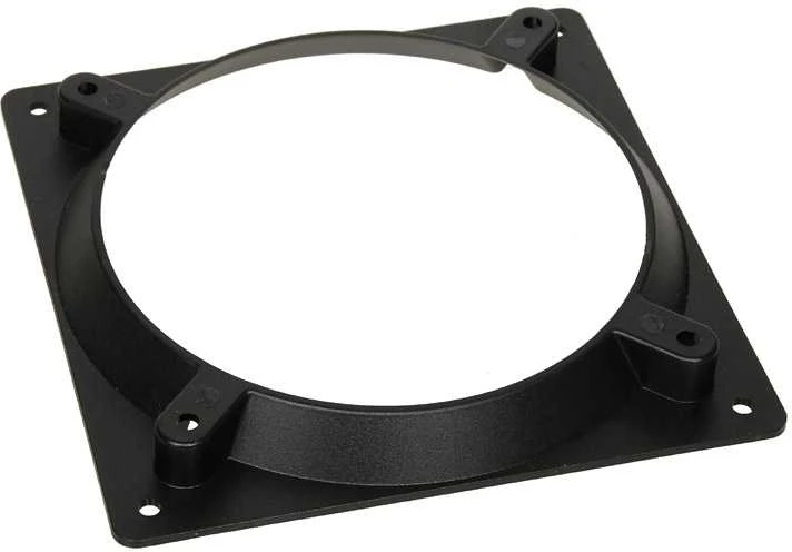 Bitspower FAN ADAPTER 140mm į 120mm – juodos spalvos