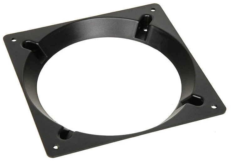 Bitspower FAN ADAPTER 140mm į 120mm – juodos spalvos
