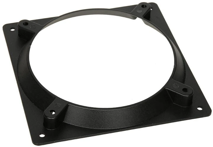 Bitspower FAN ADAPTER 140mm į 120mm – juodos spalvos