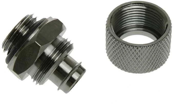 „Bitspower“ adapteris G1/4 colio AG į 11/8 mm – blizgus