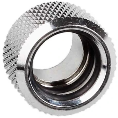Bitspower fiksavimo veržlė 12 mm kietam vamzdžiui, chromuota