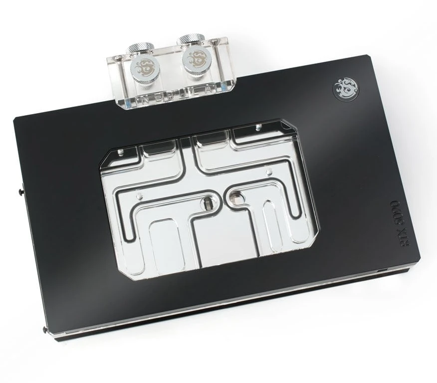 Bitspower NEBULA Suprim/Gaming Trio/Vanguard RTX 5090 Vanduo Cooler, ARGB – acrylic, juodas