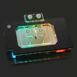 Bitspower NEBULA RTX 5090 blokas su ARGB apšvietimu