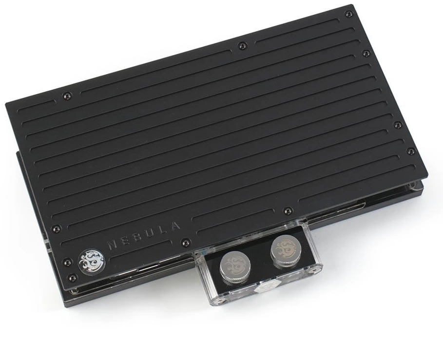 Bitspower NEBULA TUF Gaming RTX 5090 Vanduo Cooler, ARGB – acrylic, juodas