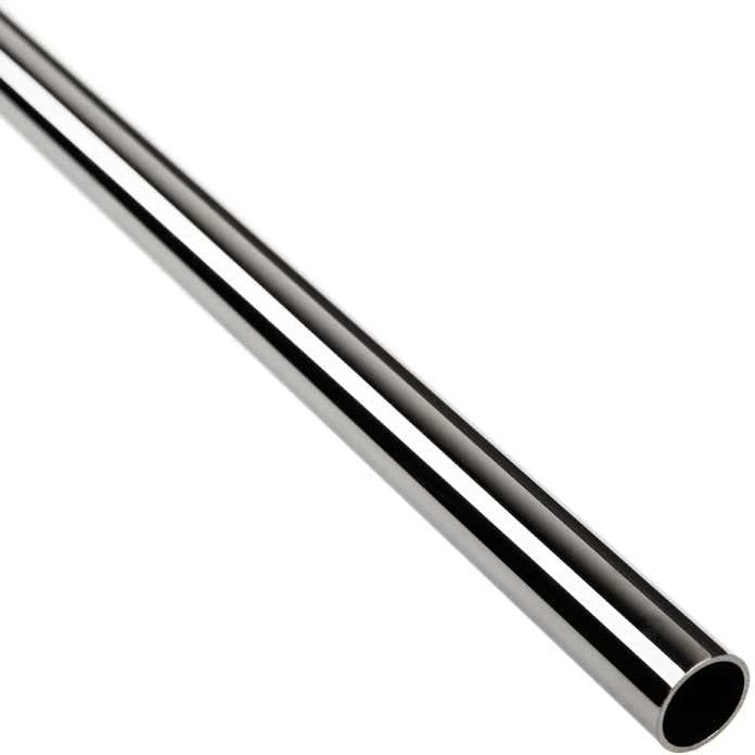 „Bitspower“ žalvarinis kietas vamzdelis be nuožulnos, 12 mm AD, 500 mm – juodas spindesys