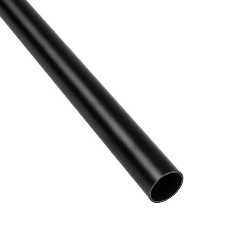 Bitspower juodas matinis žalvarinis kietas vamzdis 14mm