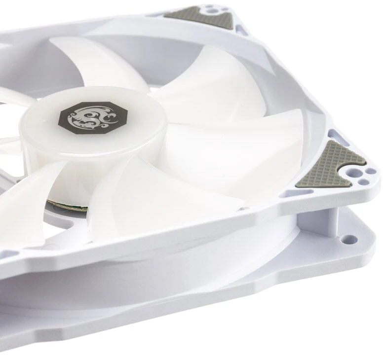 Bitspower Notos 120mm ARGB korpuso ventiliatorius – baltos spalvos