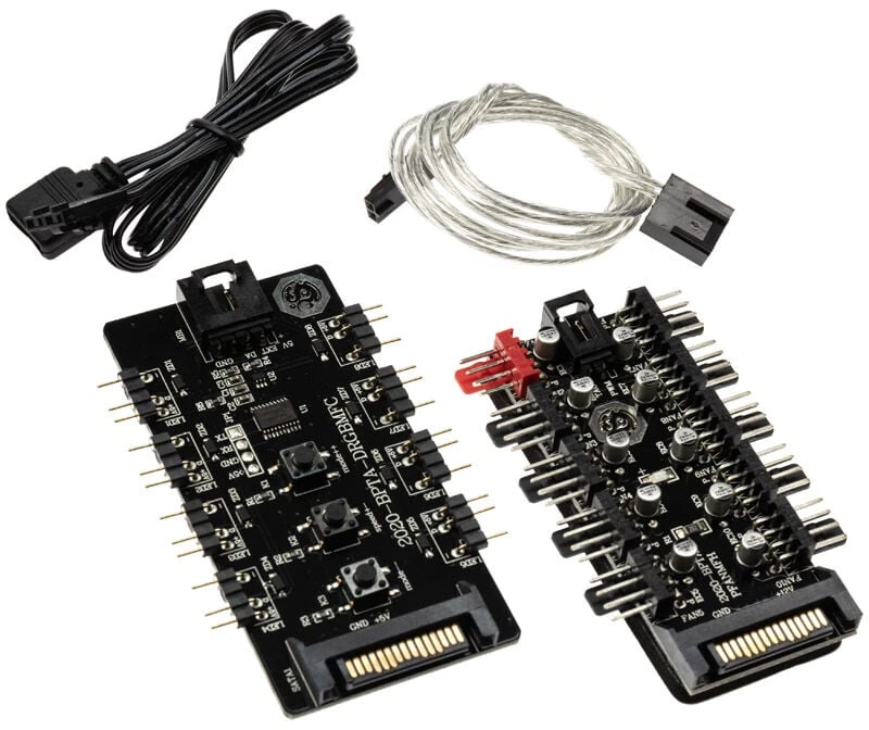 Bitspower Notos 120mm ARGB korpuso ventiliatorius – baltos spalvos