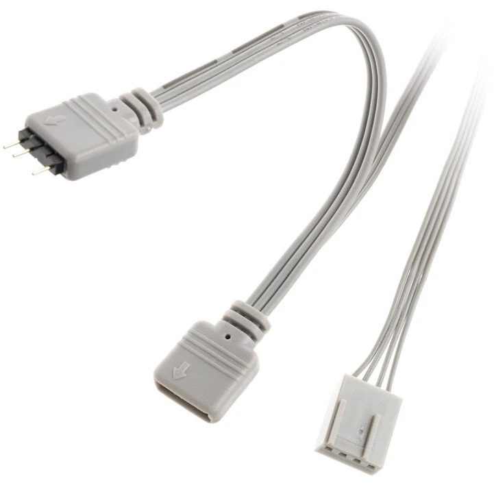 Bitspower Notos RGB PWM korpuso ventiliatorius, 120mm – baltos spalvos, 3er-Pack
