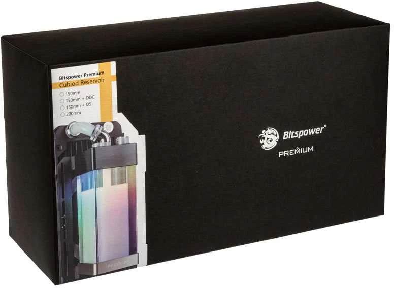 Bitspower Premium Cubiod rezervuaras 150 mm - akrilas