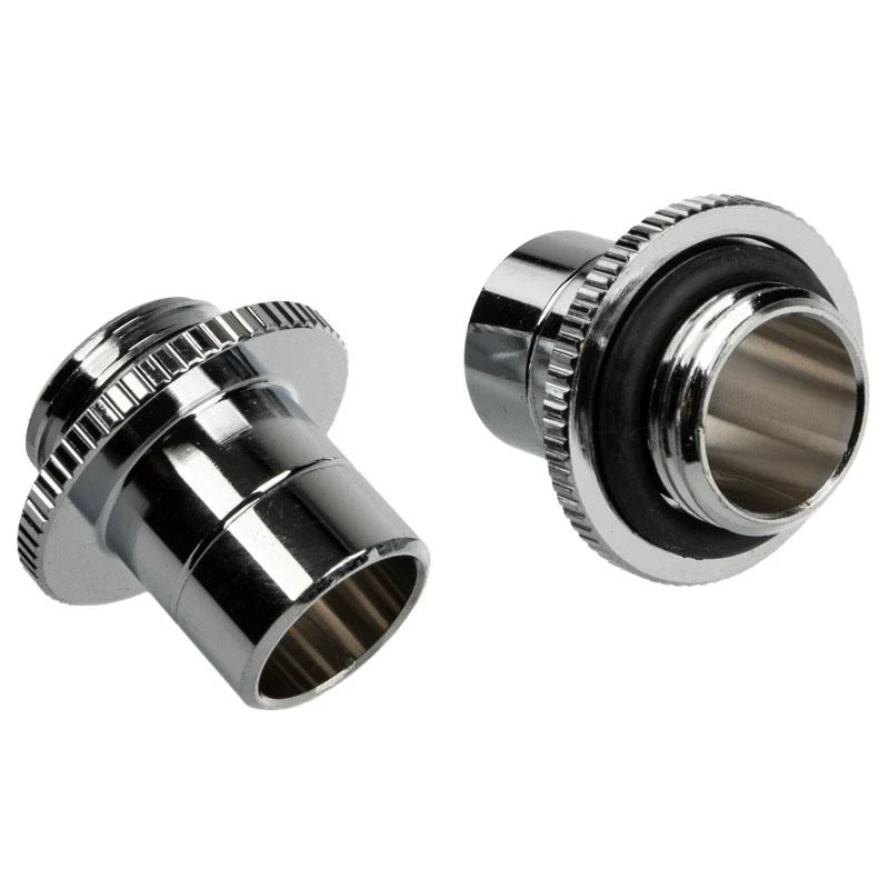 Bitspower Touchaqua Link Adapteris Male G1/4 Inch AG to Link Tube Adjustable 16-22mm – 2 vnt., sidabrinis