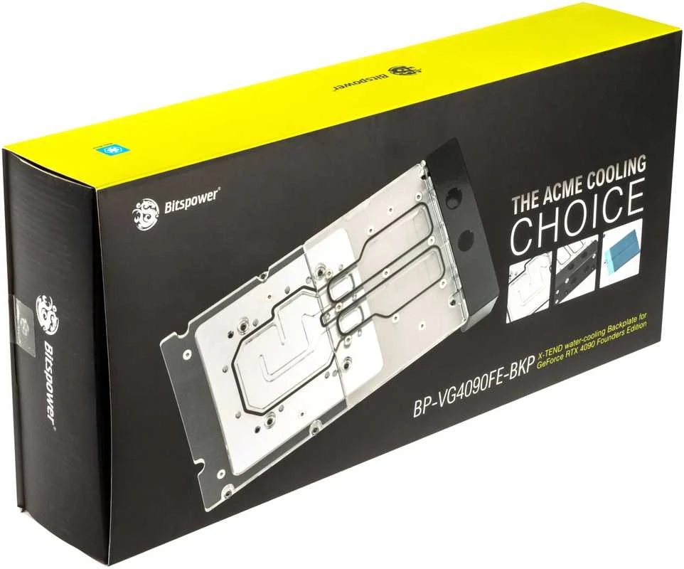 Bitspower X-TEND aktyvioji Backplate RTX 4090 FE - akrilas