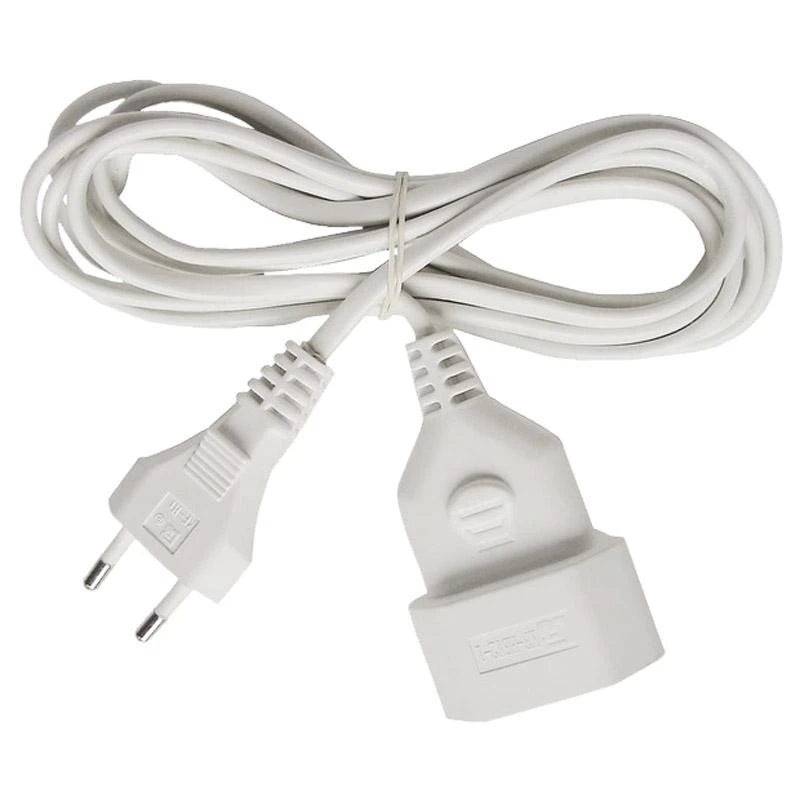 Brennenstuhl ilgiklis, CEE 7/16, IEC 60906-1, max 250V / 2.5A, 5m baltas 1161670 / DEL-118C