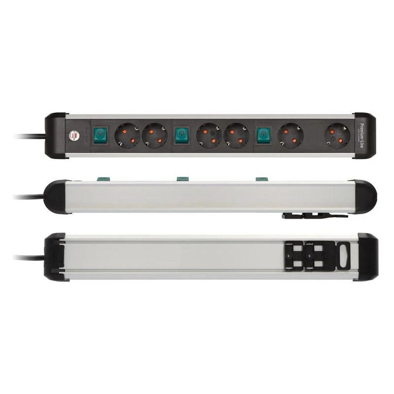 Brennenstuhl maitinimo juosta Premium Alu-Line - perjungiama