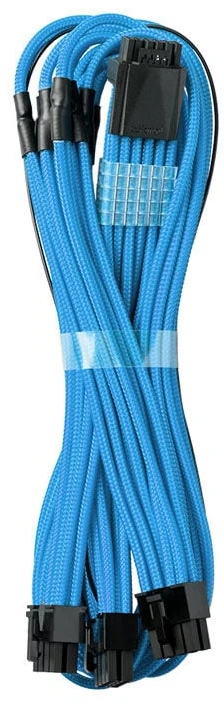 CableMod C-Series PRO ModMesh 12VHPWR to 3x PCI-e Cable for Corsair – 60cm, mėlynos spalvos