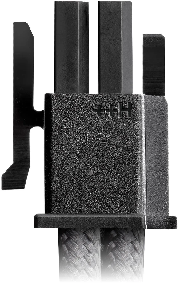 „CableMod C-Series Pro ModMesh Sleeved 12V-2×6 12VHPWR Dual StealthSense“ kabelių rinkinys, skirtas „Corsair RMi“, „RMx“ („Juodas Label“) – anglies pluošto
