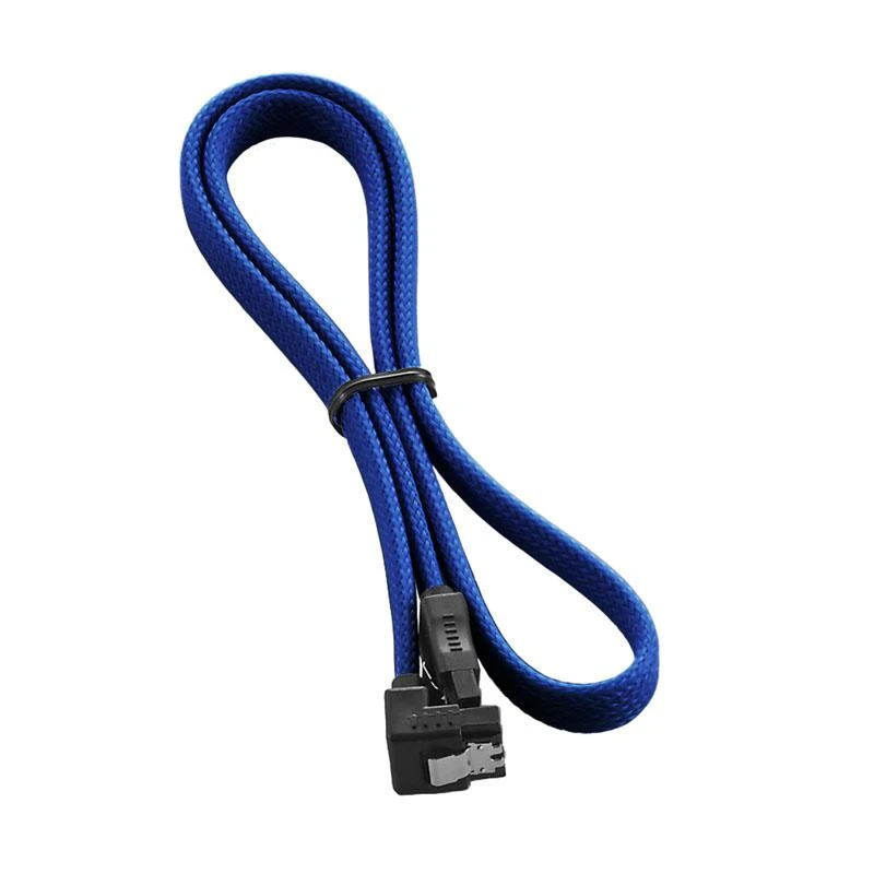 CableMod ModMesh Right Angle SATA 3 Cable 60cm – mėlynas