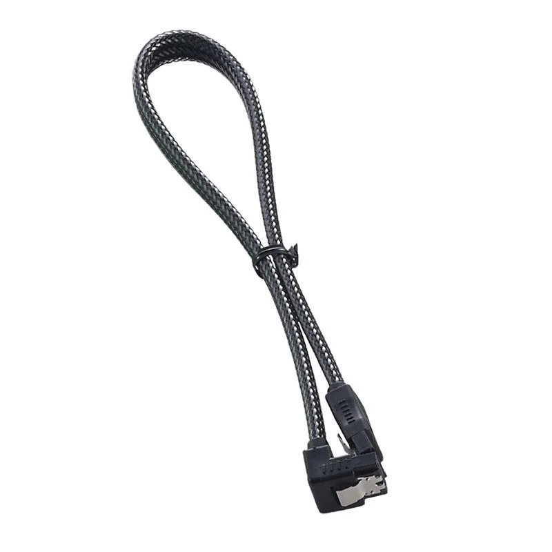 „CableMod ModMesh“ stačiakampis SATA 3 kabelis, 30 cm, anglies pluošto