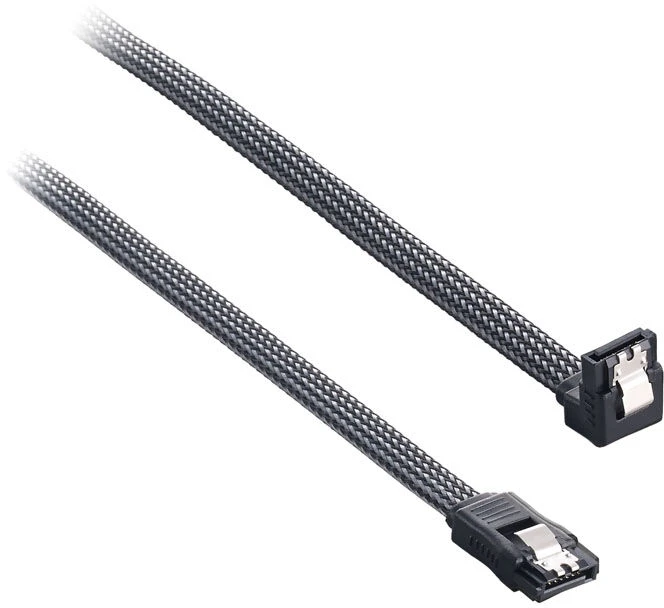 „CableMod ModMesh“ stačiakampis SATA 3 kabelis, 60 cm, anglies pluošto