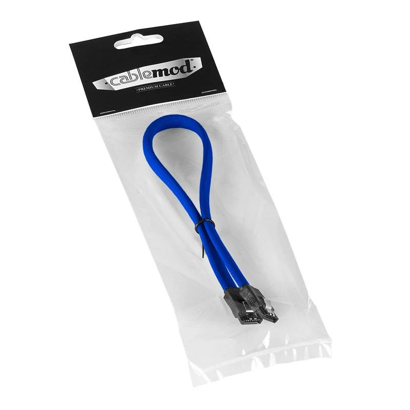 CableMod ModMesh SATA 3 Cable 30cm – mėlynas