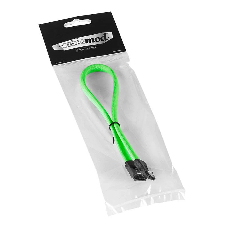 CableMod ModMesh SATA 3 Cable 60cm – light žalias