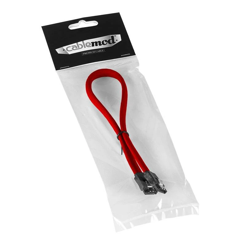 „CableMod ModMesh SATA 3“ kabelis, 60 cm, raudonas