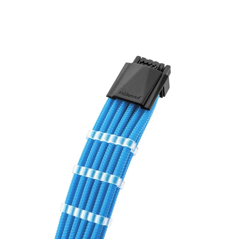 CableMod PRO ModMesh 12VHPWR to 3x PCI-e Cable – 45cm, mėlynos spalvos